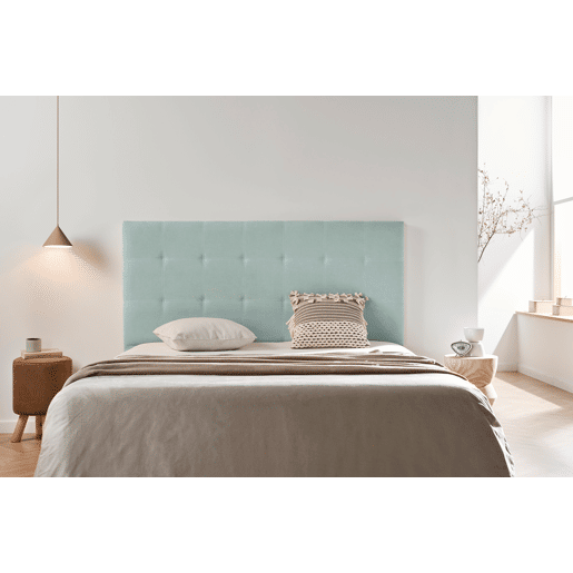 Cabeceira Estofada ASTORIA Aqualine 220x120x8 cm - VERDE ÁGUA - Moonia