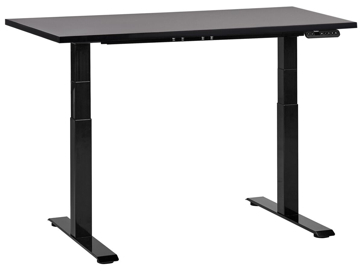 Beliani Escritorio regulable Destines 120x72 Negro