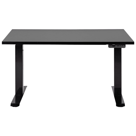 Secretária de pé ajustável eletricamente DESTINES Preto 120 cm 72 cm