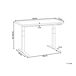 Beliani Escritorio regulable Destines 120x72 Beliani Escritorio regulable Destines 120x72 Blanco