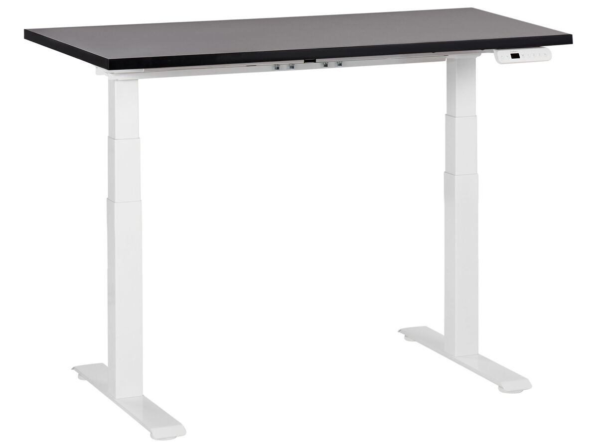 Beliani Escritorio regulable Destines 120x72 Negro