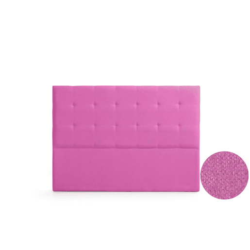 Cabeceira Estofada ASTORIA Aqualine 145x120x8 cm - Fúcsia - Moonia
