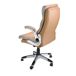 ANGEL CERDA Silla oficina giratoria polipiel marrón ANGEL CERDA Silla oficina giratoria polipiel marrón Aluminio