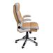ANGEL CERDA Silla oficina giratoria polipiel marrón ANGEL CERDA Silla oficina giratoria polipiel marrón Aluminio