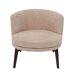 ANGEL CERDA Sillón tela crema ANGEL CERDA Sillón tela crema Marrón