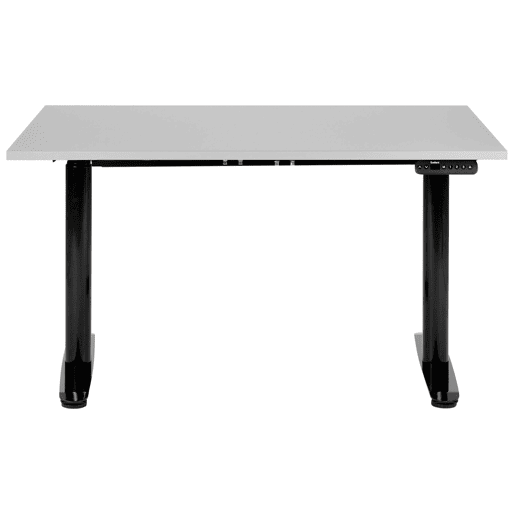Secretária de pé ajustável eletricamente DESTINAS CinzentoPreto 120 cm 72 cm
