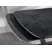 ANGEL CERDA Mesa comedor extensible ovalada barril mármol porcelánico y acero negro 240x100 ANGEL CERDA Mesa comedor extensible ovalada barril mármol porcelánico y acero negro 240x100 Negro