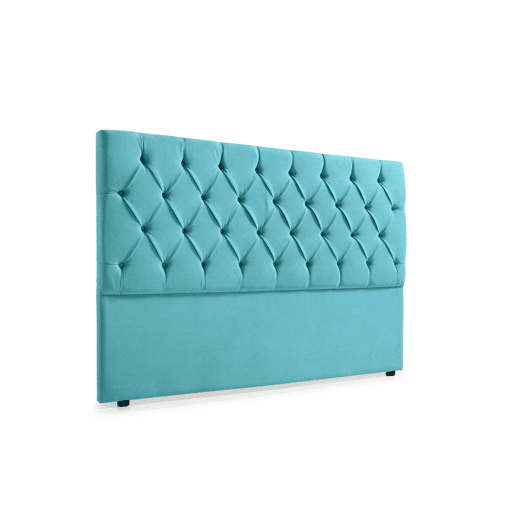 Cabeceira Estofada CAPRI Aqualine 90x120x12 cm - TURQUESA - Moonia