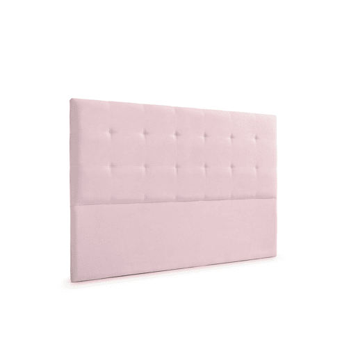 Cabeceira Estofada ASTORIA Aqualine 220x120x8 cm - Rosa Claro - Moonia