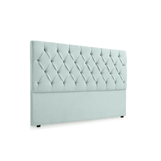 Cabeceira Estofada CAPRI Aqualine 160x120x12 cm - VERDE ÁGUA - Moonia