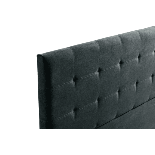 Cabeceira Estofada ASTORIA Aqualine 170x120x8 cm - PRETO - Moonia