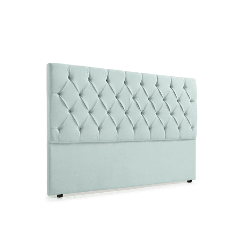 Cabeceira Estofada CAPRI Aqualine 100x120x12 cm - VERDE ÁGUA - Moonia
