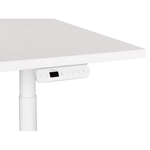 Secretária de pé ajustável eletricamente DESTINAS Branco 160 cm 72 cm