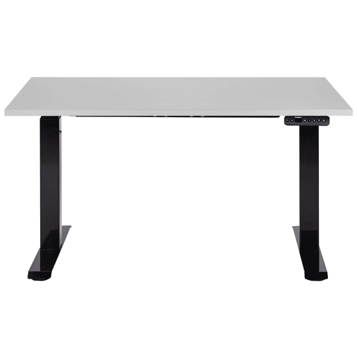 Secretária de pé ajustável eletricamente DESTINES CinzentoPreto 120 cm 72 cm