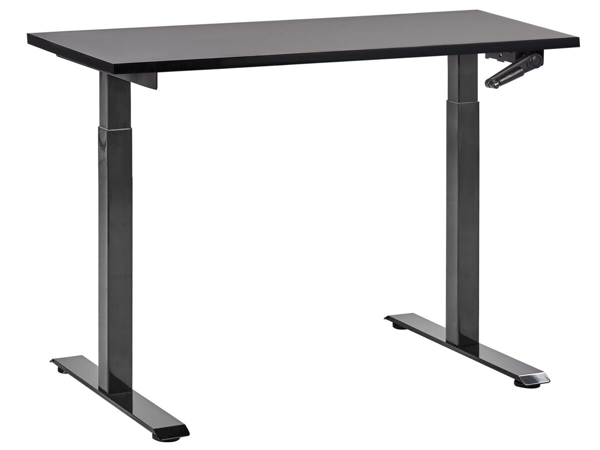 Beliani Escritorio regulable Destines 120x72 Negro