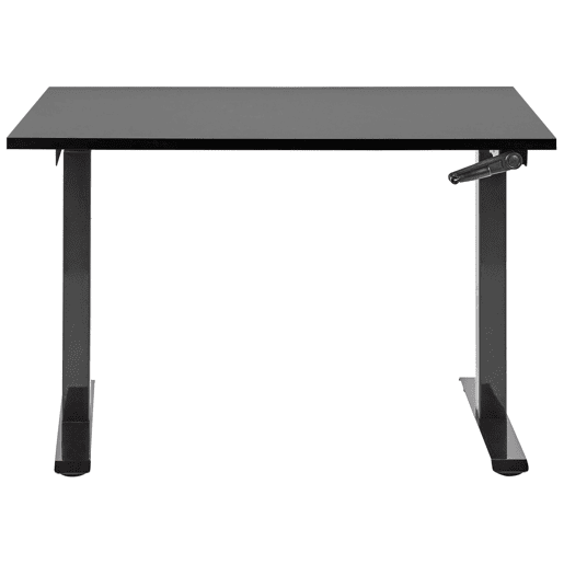Secretária de pé ajustável manualmente DESTINES Preto 120 cm 72 cm