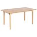 Beliani Mesa de comedor DELMAS Beliani Mesa de comedor DELMAS Madera