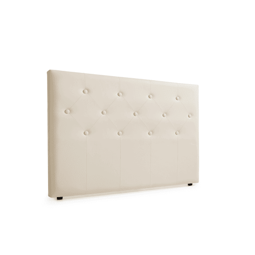 Cabeceira Estofada VICTORIA Pele Sintética 90x115x12 cm - Dourado - Moonia