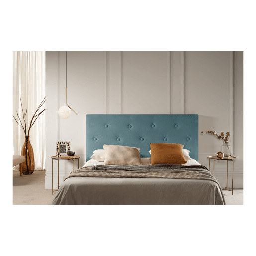 Cabeceira Estofada VICTORIA Aqualine 100x115x12 cm - PRETO - Moonia