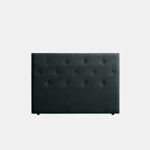 Cabeceira Estofada VICTORIA Aqualine 190x115x12 cm - PRETO - Moonia