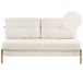 Beliani Sofá de 2 plazas Bouclé EDLAND Beliani Sofá de 2 plazas Bouclé EDLAND Blanco/ Beige
