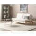 Beliani Sofá de 2 plazas Bouclé EDLAND Beliani Sofá de 2 plazas Bouclé EDLAND Blanco/ Beige
