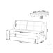 Beliani Sofá de 2 plazas Bouclé EDLAND Beliani Sofá de 2 plazas Bouclé EDLAND Blanco/ Beige