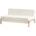 Beliani Sofá de 2 plazas Bouclé EDLAND Beliani Sofá de 2 plazas Bouclé EDLAND Blanco/ Beige