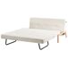 Beliani Sofá de 2 plazas Bouclé EDLAND Beliani Sofá de 2 plazas Bouclé EDLAND Blanco/ Beige