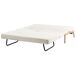 Beliani Sofá de 2 plazas Bouclé EDLAND Beliani Sofá de 2 plazas Bouclé EDLAND Blanco/ Beige