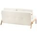 Beliani Sofá de 2 plazas Bouclé EDLAND Beliani Sofá de 2 plazas Bouclé EDLAND Blanco/ Beige