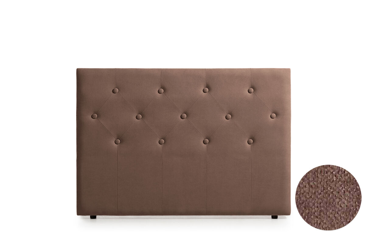 Cabecero Tapizado VICTORIA Acualine 115 Chocolate