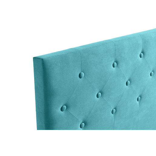 Cabeceira Estofada VICTORIA Aqualine 220x115x12 cm - TURQUESA - Moonia