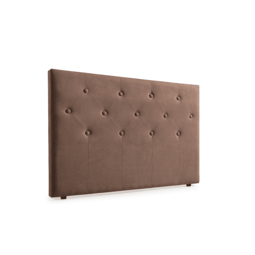 Cabeceira Estofada VICTORIA Aqualine 170x115x12 cm - CHOCOLATE - Moonia