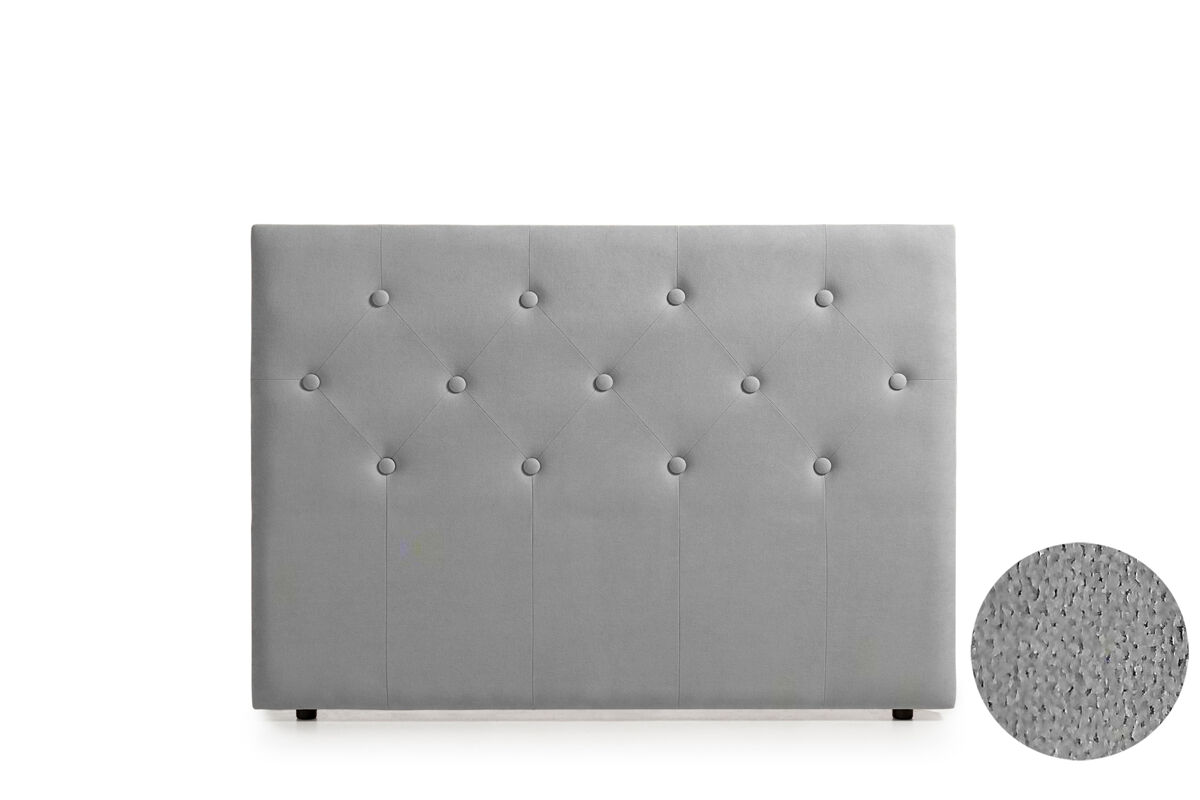 Cabecero Tapizado VICTORIA Acualine 115 Gris Claro