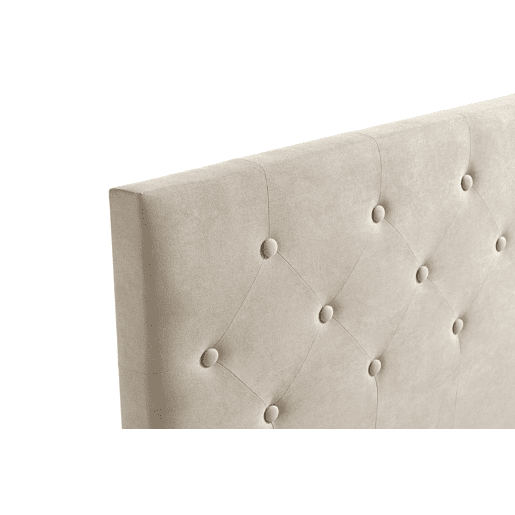 Cabeceira Estofada VICTORIA Aqualine 160x115x12 cm - Bege Torrado - Moonia