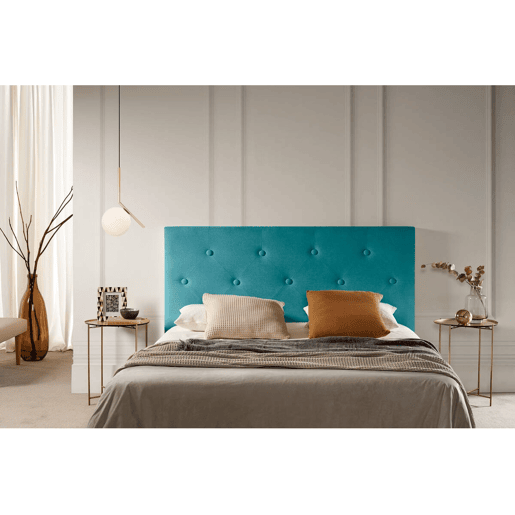 Cabeceira Estofada VICTORIA Aqualine 170x115x12 cm - TURQUESA - Moonia