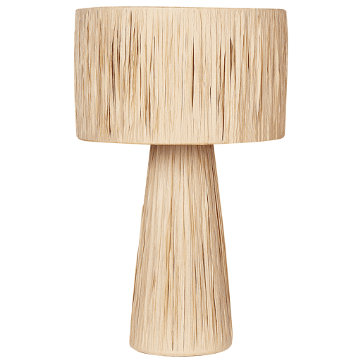 Candeeiro de mesa WELMEL Vime Natural