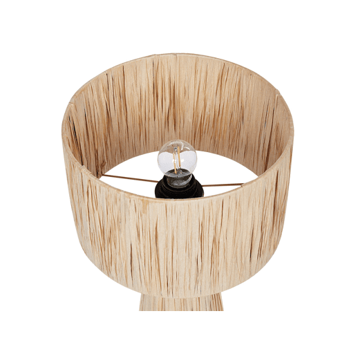 Candeeiro de mesa WELMEL Vime Natural