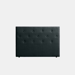 Cabeceira Estofada VICTORIA Aqualine 160x115x12 cm - PRETO - Moonia