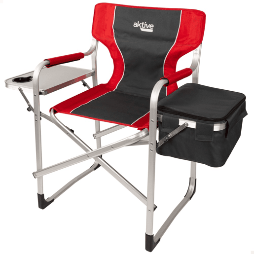 Cadeira de camping diretor com mesa e bolsa térmica Aktive