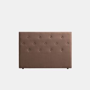 Cabeceira Estofada VICTORIA Aqualine 210x115x12 cm - CHOCOLATE - Moonia