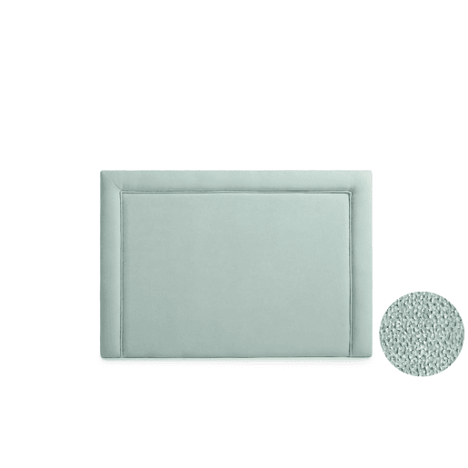 Cabeceira Estofada REGINA Aqualine 210x115x5 cm - VERDE ÁGUA - Moonia