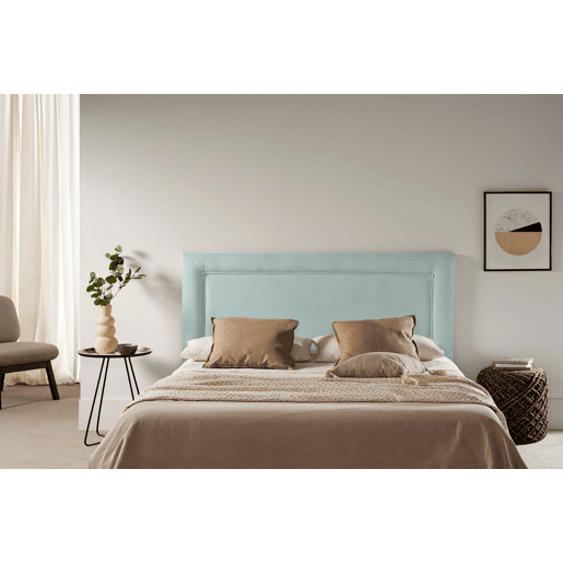 Cabeceira Estofada REGINA Aqualine 220x115x5 cm - VERDE ÁGUA - Moonia