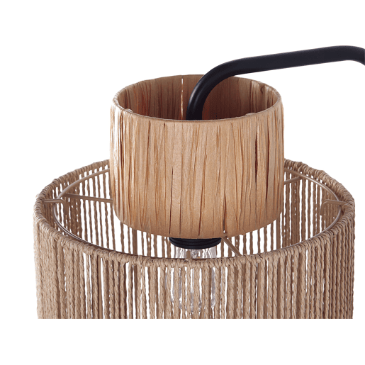 Conjunto de 2 candeeiros de parede JAMMA Corda de papel Natural