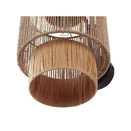 Conjunto de 2 candeeiros de parede JAMMA Corda de papel Natural