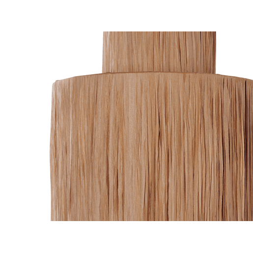 Conjunto de 2 candeeiros de parede SHINFA Vime Natural