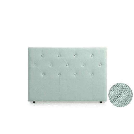 Cabeceira Estofada VICTORIA Aqualine 100x115x12 cm - TURQUESA - Moonia