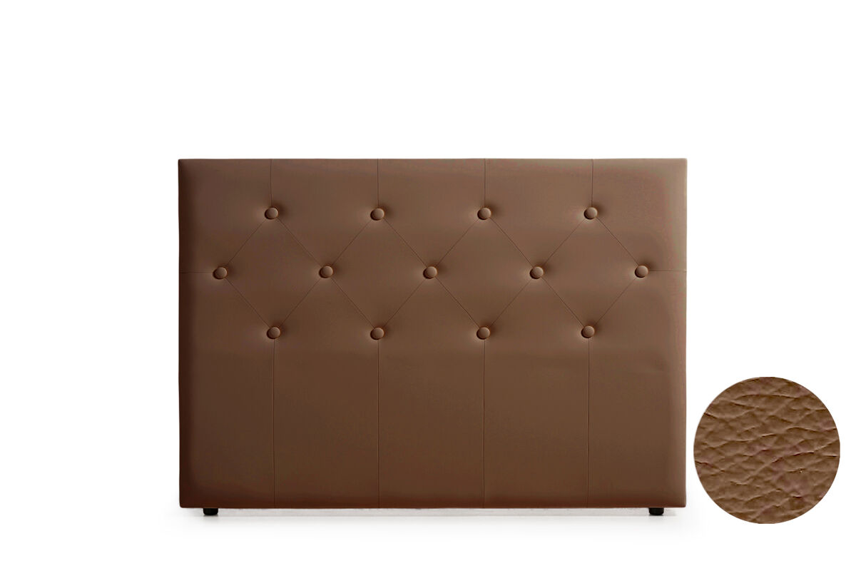 cabecero tapizado victoria polipiel 115x115x12 cm - moonia