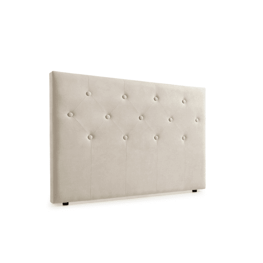 Cabeceira Estofada VICTORIA Aqualine 210x115x12 cm - Bege Torrado - Moonia